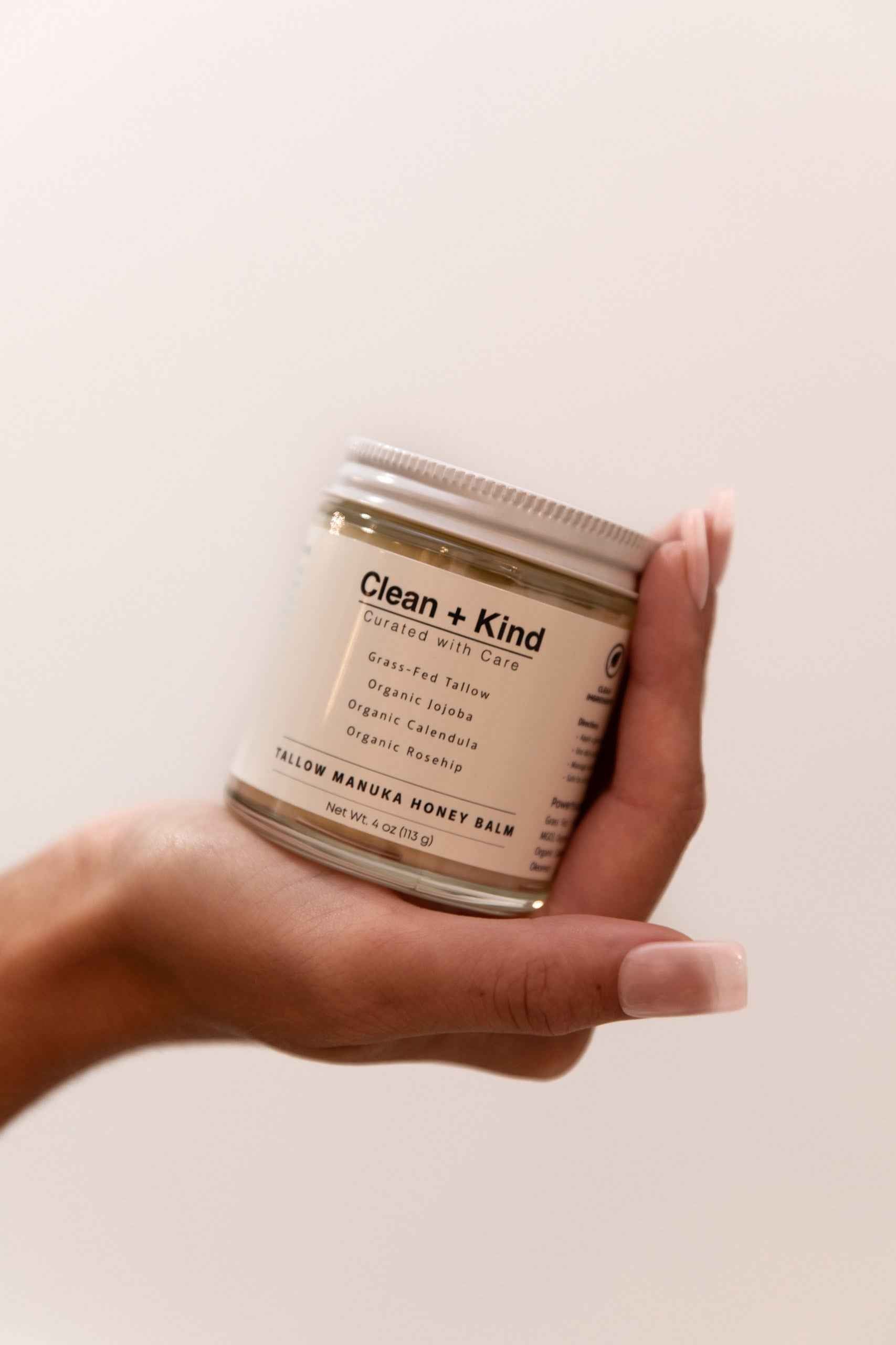 Whipped Tallow Honey Balm - Grass-Fed Tallow & Raw Honey Skin Balm