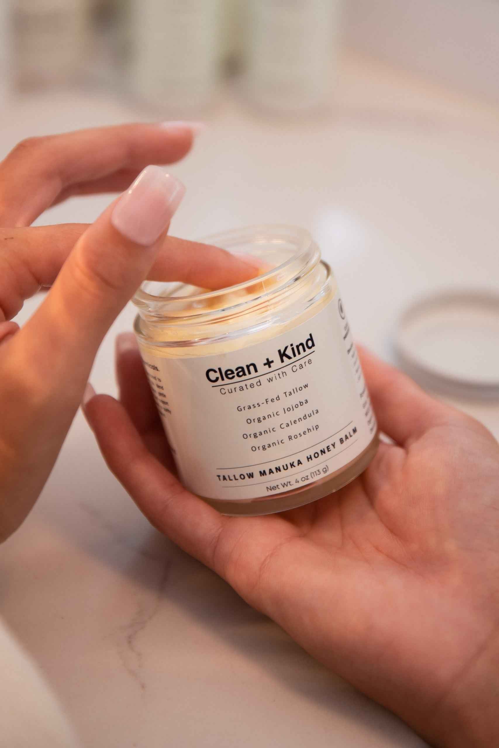 Whipped Tallow Honey Balm - Grass-Fed Tallow & Raw Honey Skin Balm