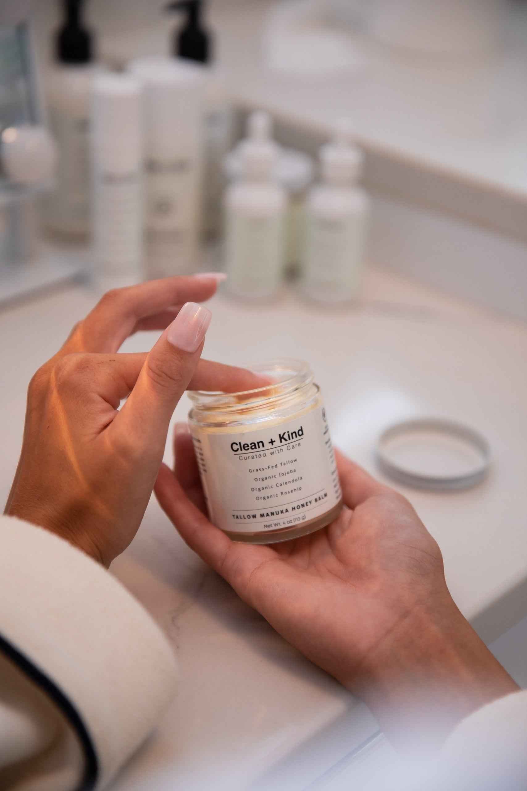 Whipped Tallow Honey Balm - Grass-Fed Tallow & Raw Honey Skin Balm