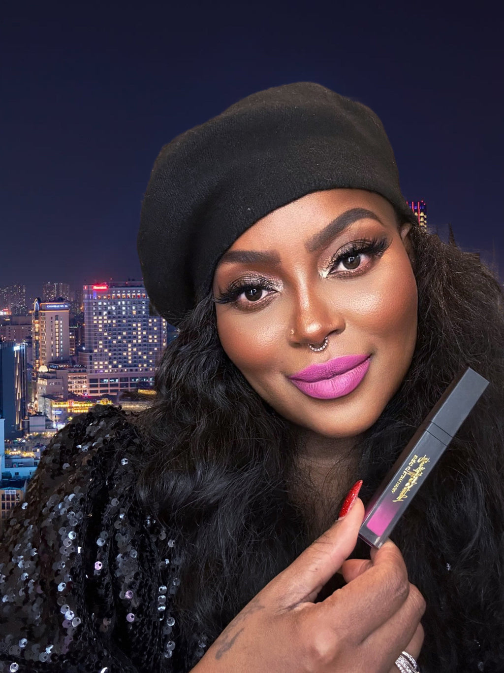 Ashunta Sheriff Multi-Use Matte Cream - Waterproof Makeup for Eyes, Lips & Cheeks