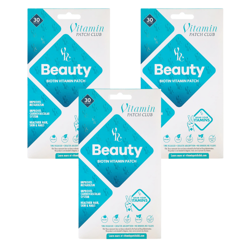 Beauty Vitamin Patch - Biotin, Collagen & Keratin | Hair, Skin & Nails