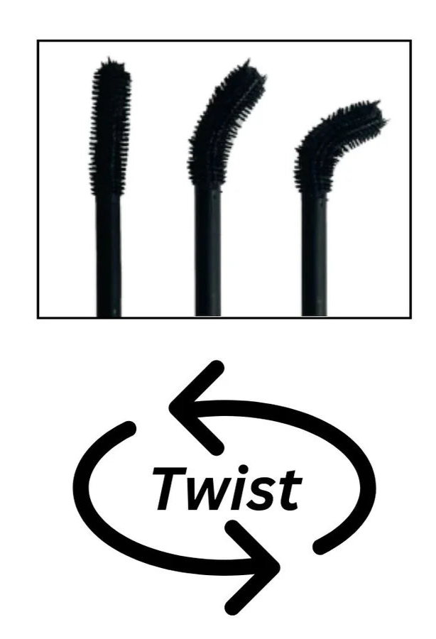 Ashunta Sheriff 4D Mascara with Rotating Wand - Water-Resistant Volumizing Mascara