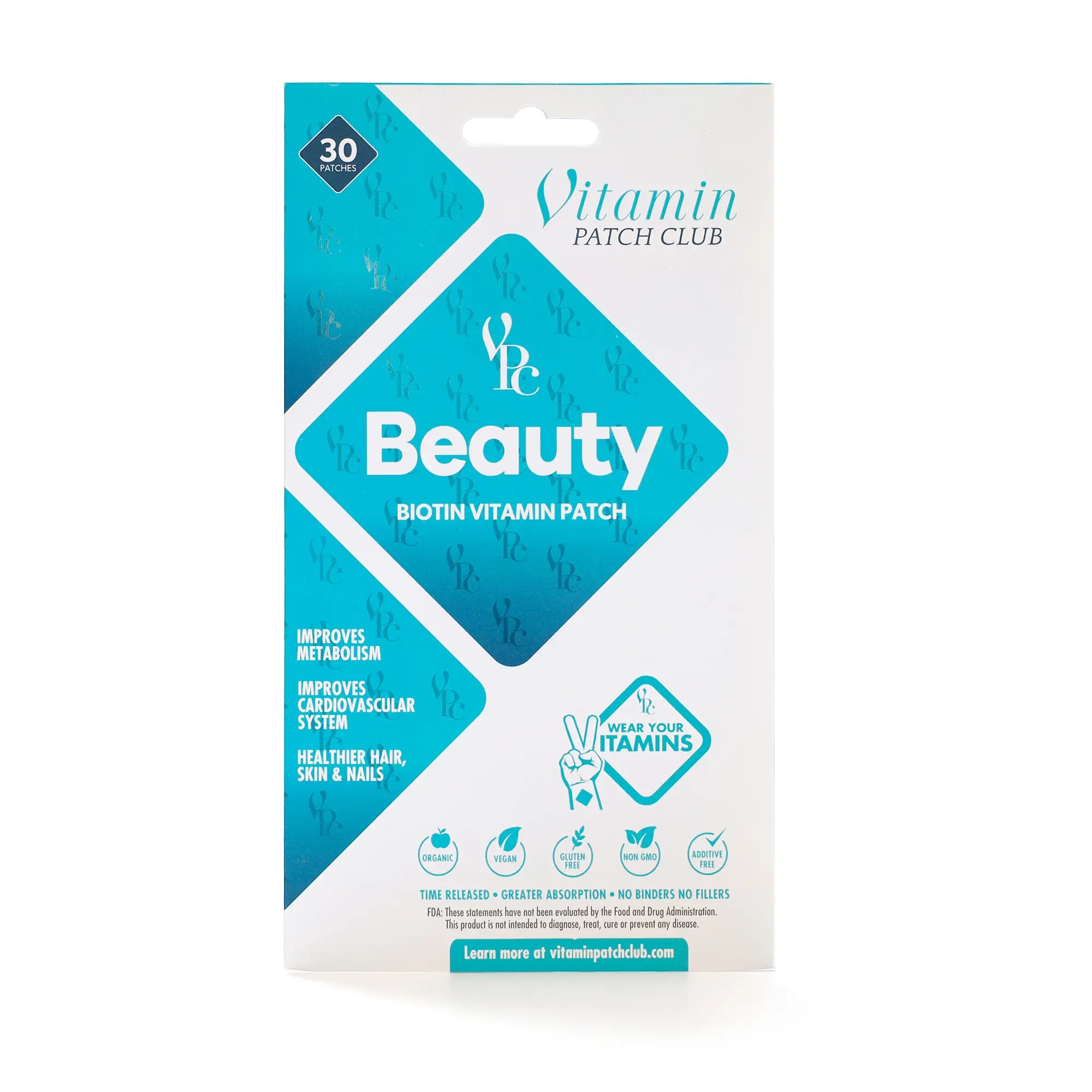 Beauty Vitamin Patch - Biotin, Collagen & Keratin | Hair, Skin & Nails