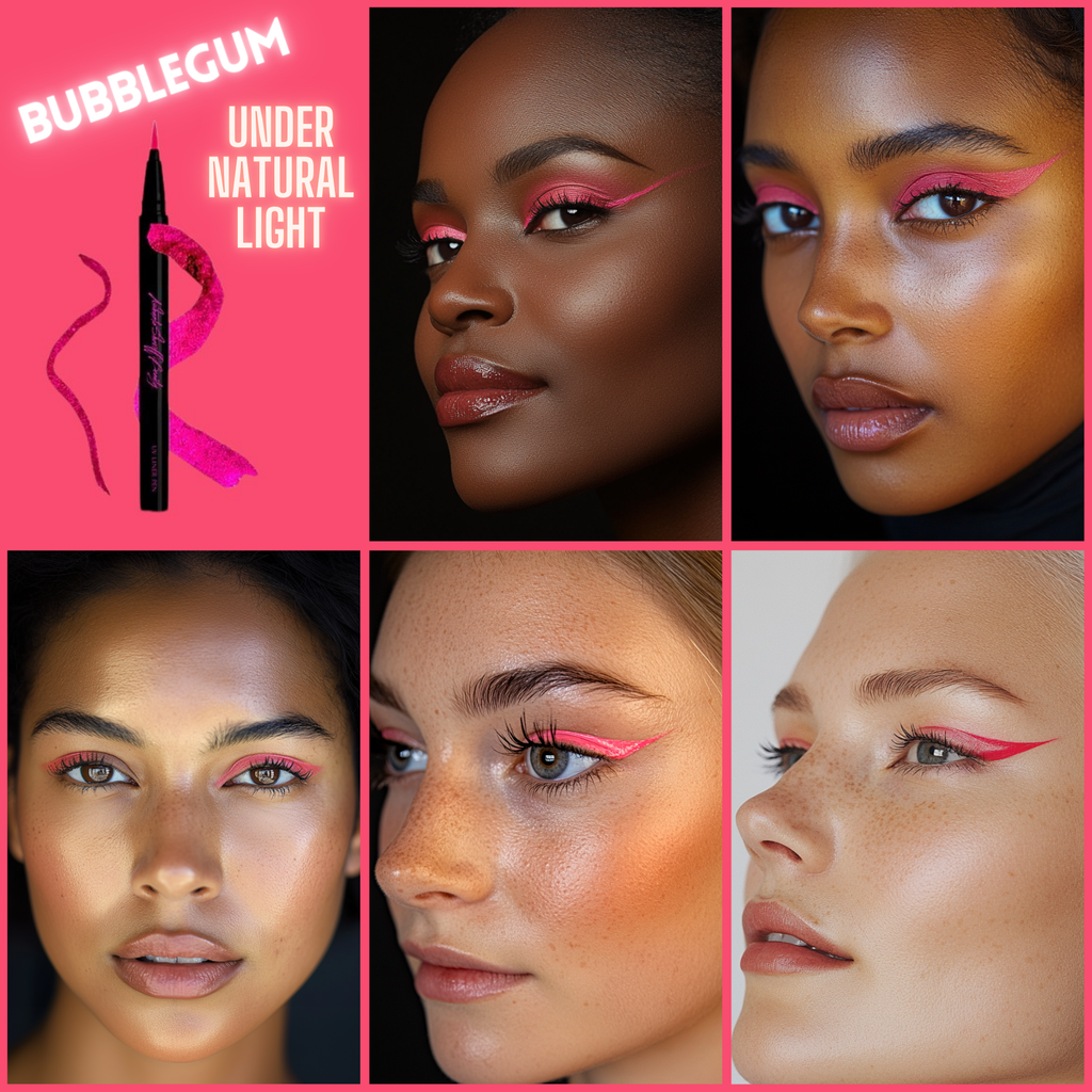 Ashunta Sheriff UV Glow Vegan Eyeliner Pen - Blacklight Reactive in 8 Neon Colors