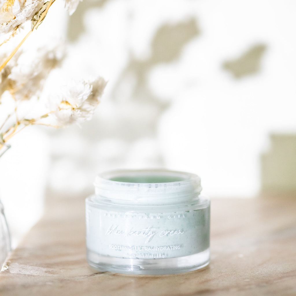 Tallow Face Cream with Probiotics | Blue Beauty Cream Natural Skincare