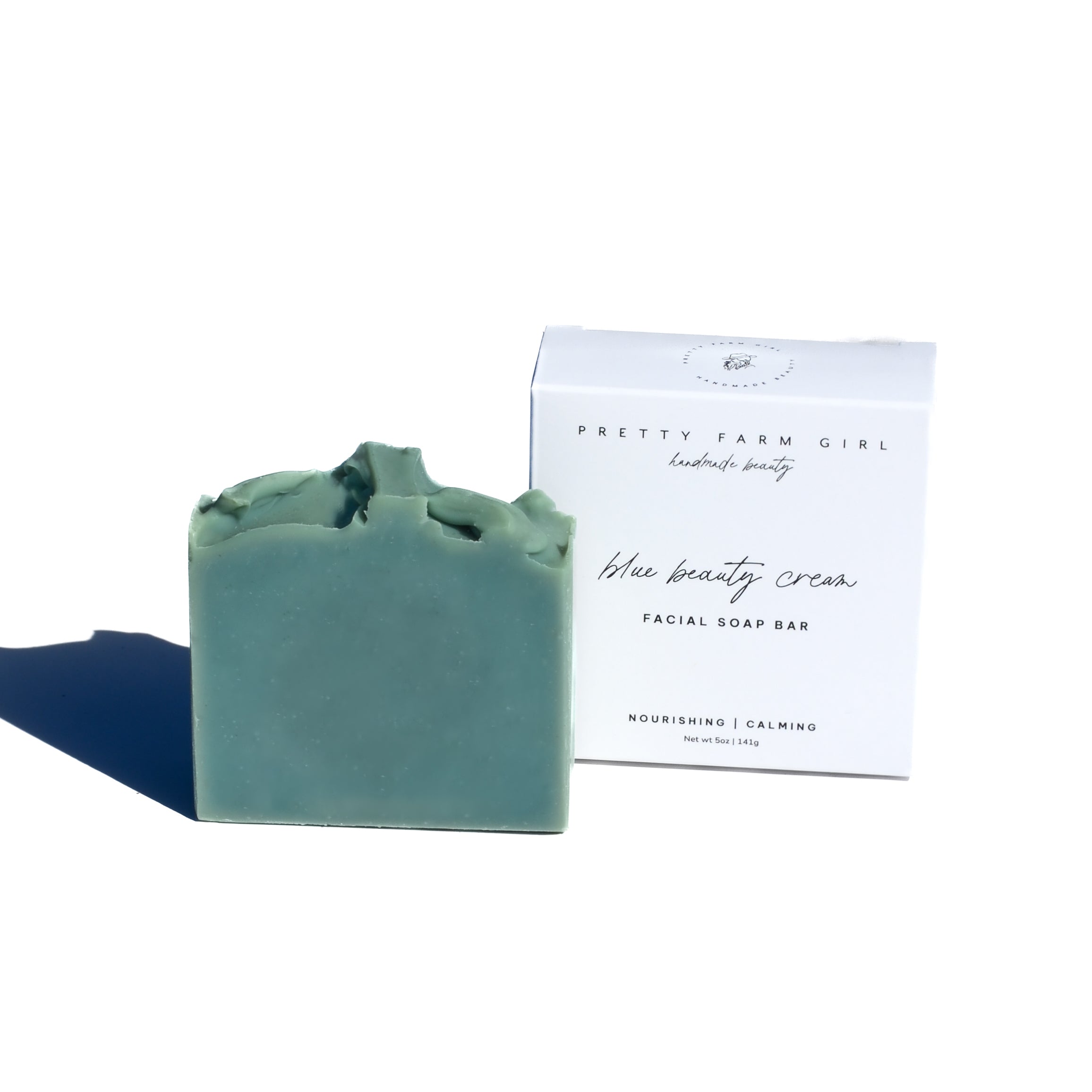 Blue Tansy Facial Soap Bar - Probiotic Tallow Face Cleanser | Natural