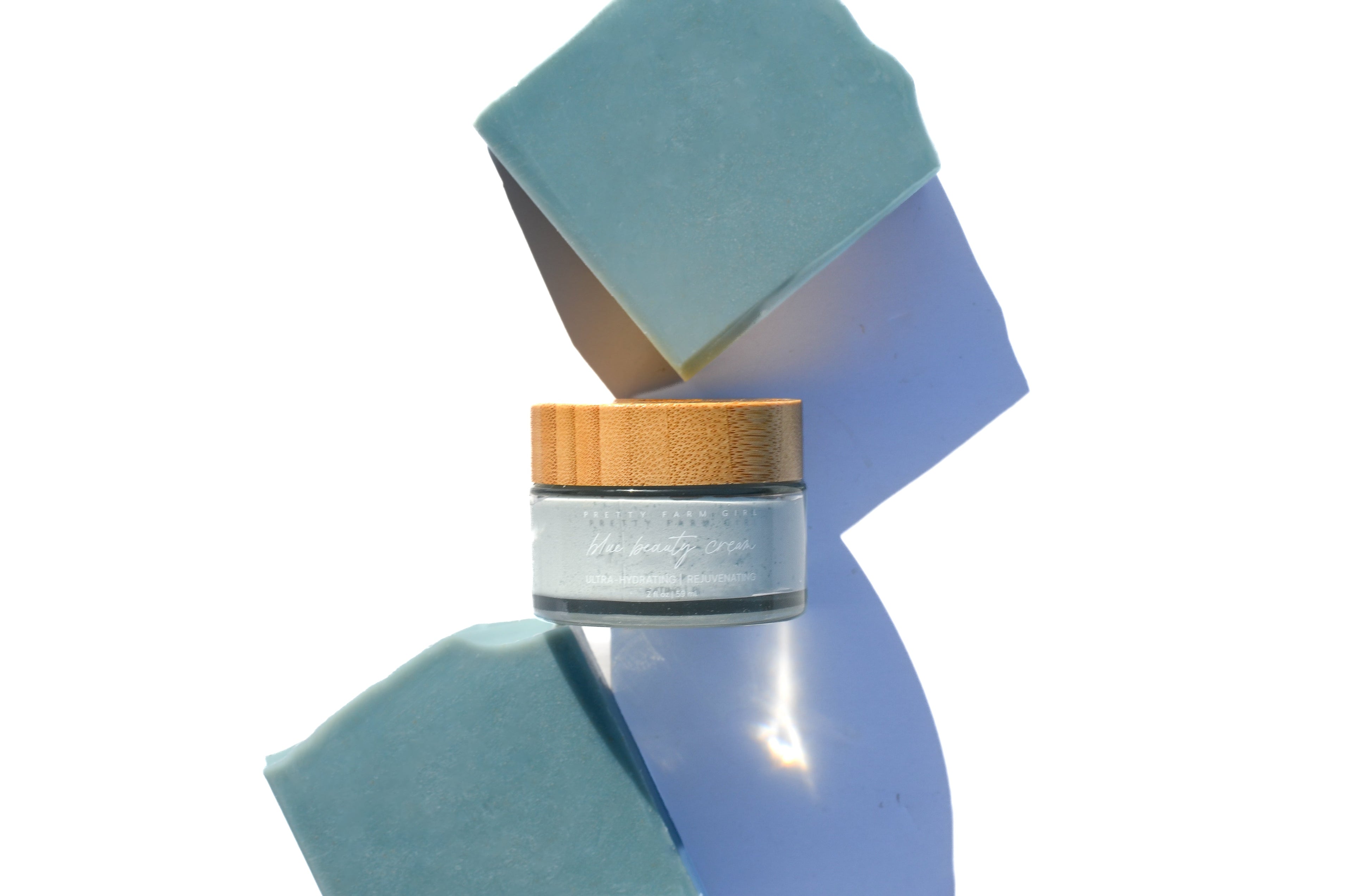 Blue Tansy Facial Soap Bar - Probiotic Tallow Face Cleanser | Natural