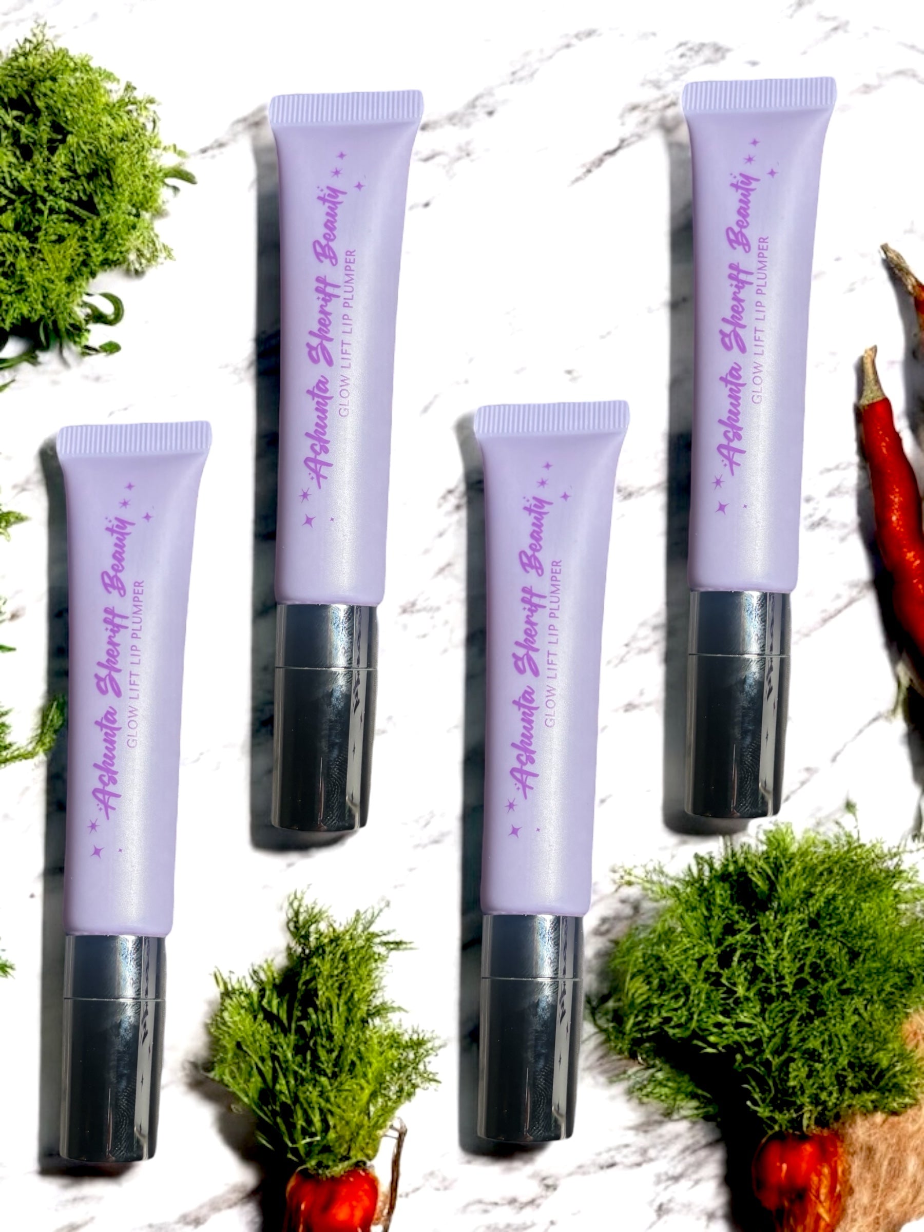 Ashunta Sheriff Lip Plumper with Hyaluronic Acid - Natural Volume & Shine | $18