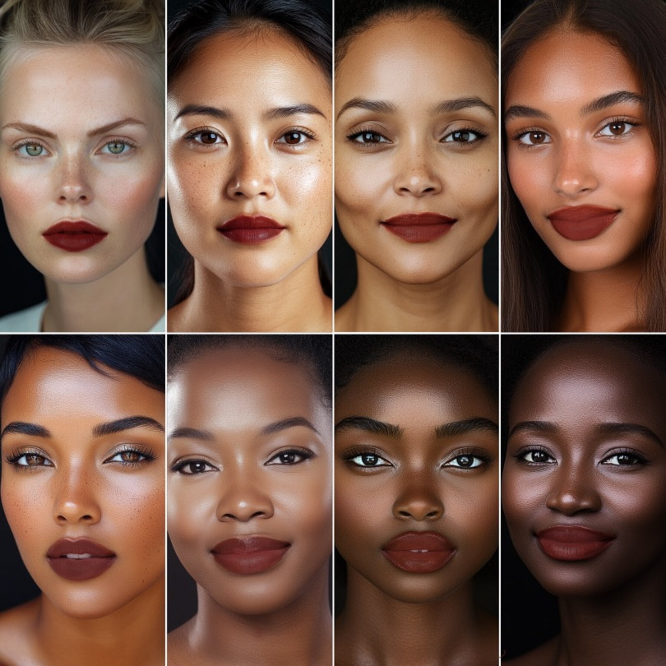 Ashunta Sheriff Multi-Use Matte Cream - Waterproof Makeup for Eyes, Lips & Cheeks