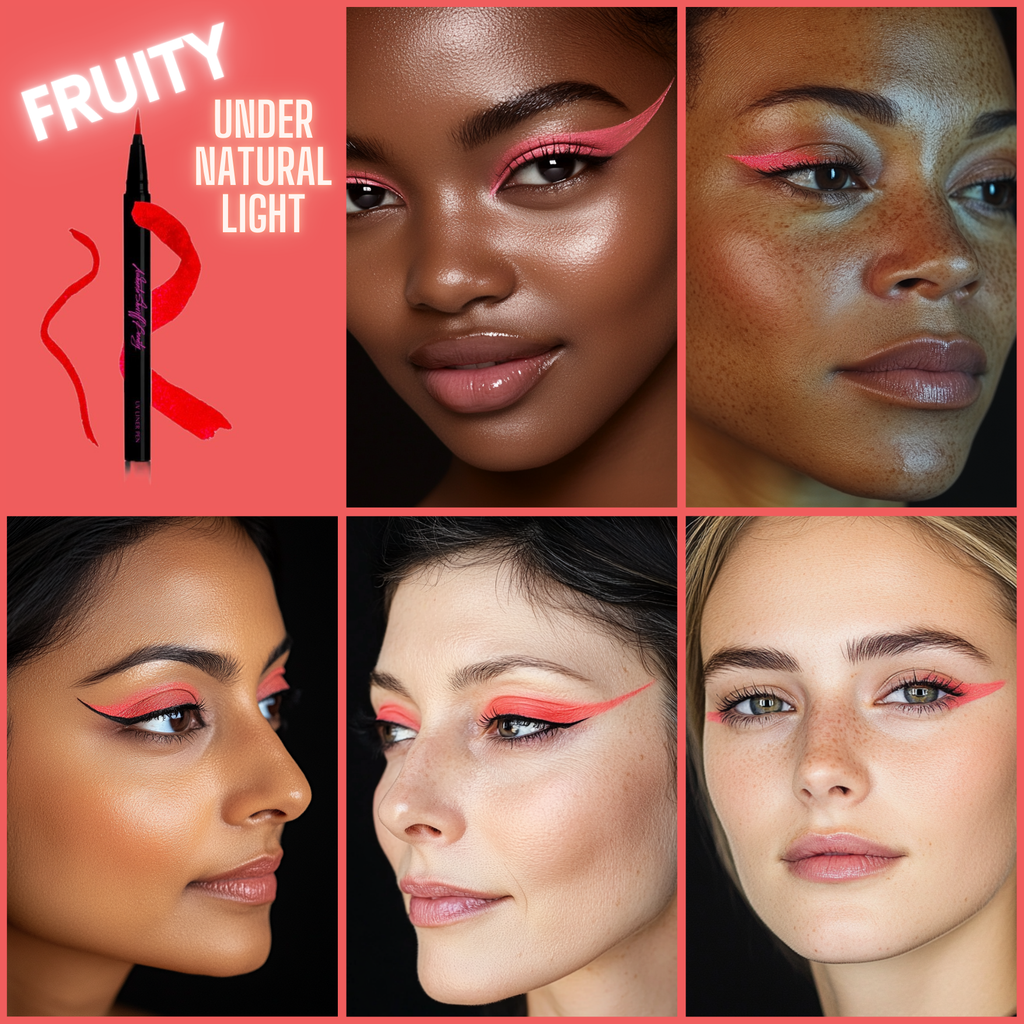 Ashunta Sheriff UV Glow Vegan Eyeliner Pen - Blacklight Reactive in 8 Neon Colors