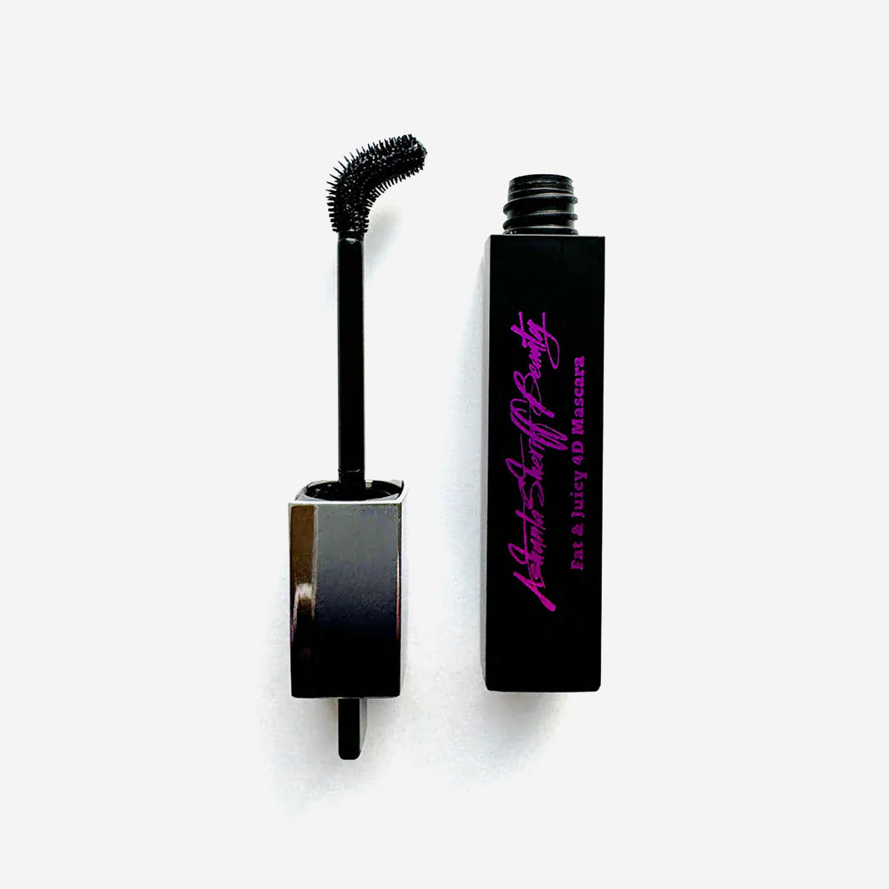 Ashunta Sheriff 4D Mascara with Rotating Wand - Water-Resistant Volumizing Mascara