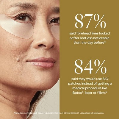 SiO Beauty Super-Lift Pack - Reusable Anti-Wrinkle Patches for Face (5 Patches)