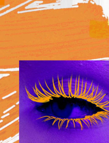 Ashunta Sheriff UV Glow Mascara - Blacklight Reactive Vegan Mascara in 6 Neon Shades