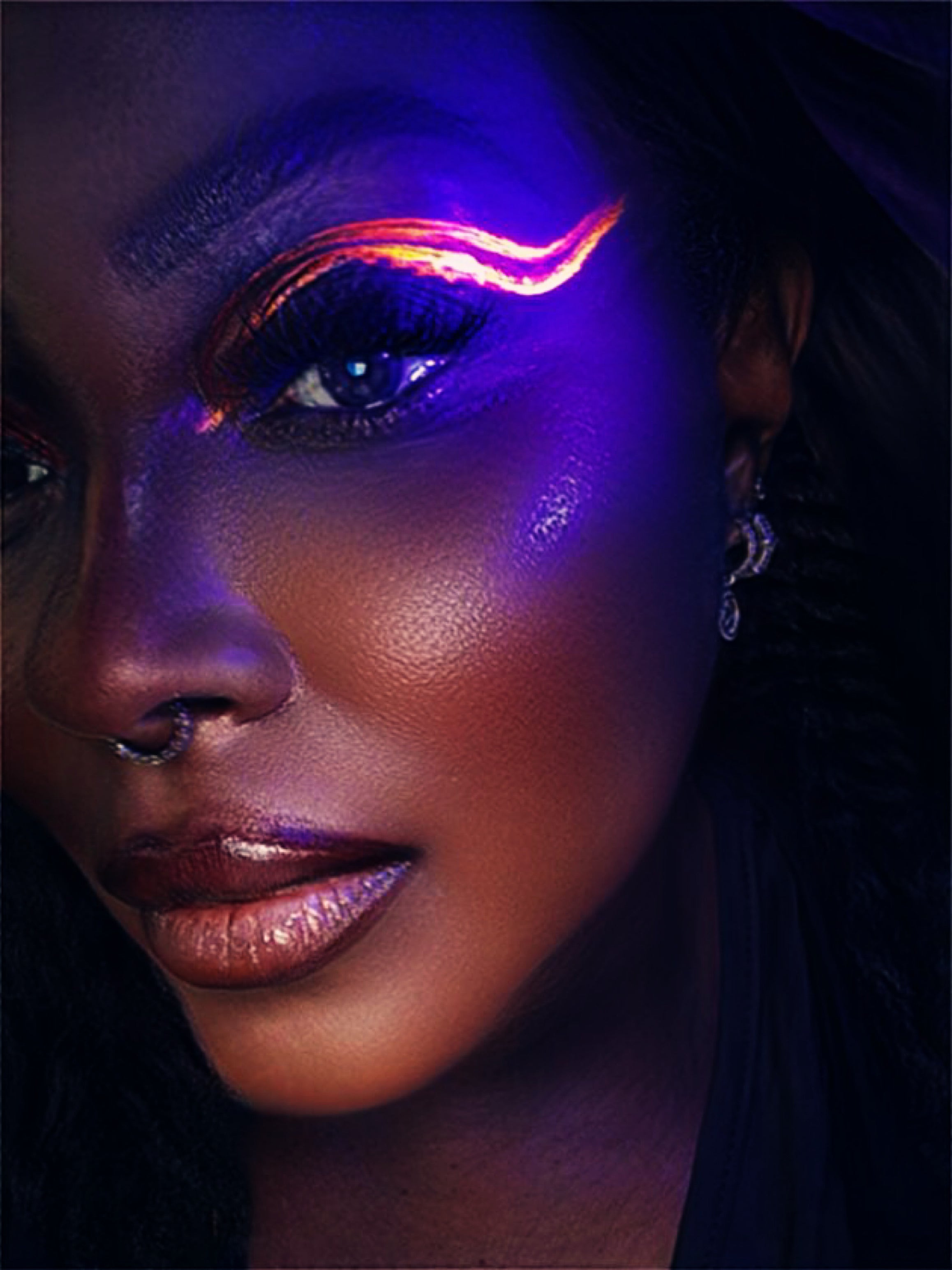 Ashunta Sheriff UV Glow Vegan Eyeliner Pen - Blacklight Reactive in 8 Neon Colors