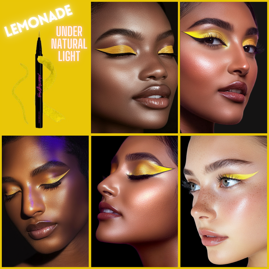 Ashunta Sheriff UV Glow Vegan Eyeliner Pen - Blacklight Reactive in 8 Neon Colors