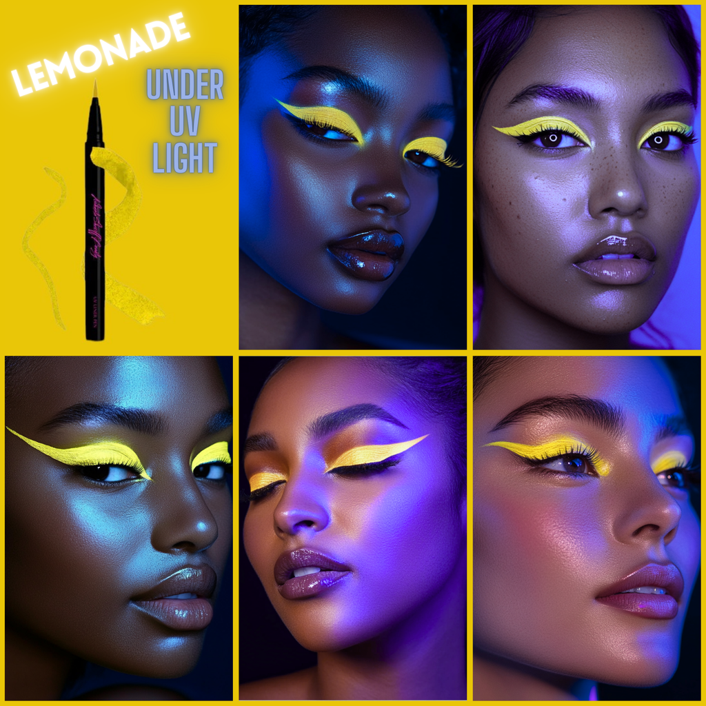 Ashunta Sheriff UV Glow Vegan Eyeliner Pen - Blacklight Reactive in 8 Neon Colors