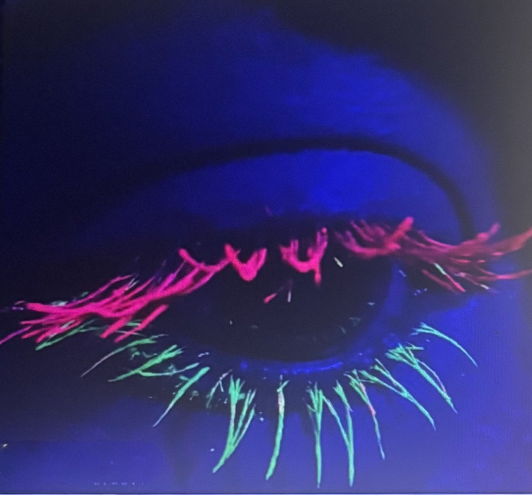 Ashunta Sheriff UV Glow Mascara - Blacklight Reactive Vegan Mascara in 6 Neon Shades