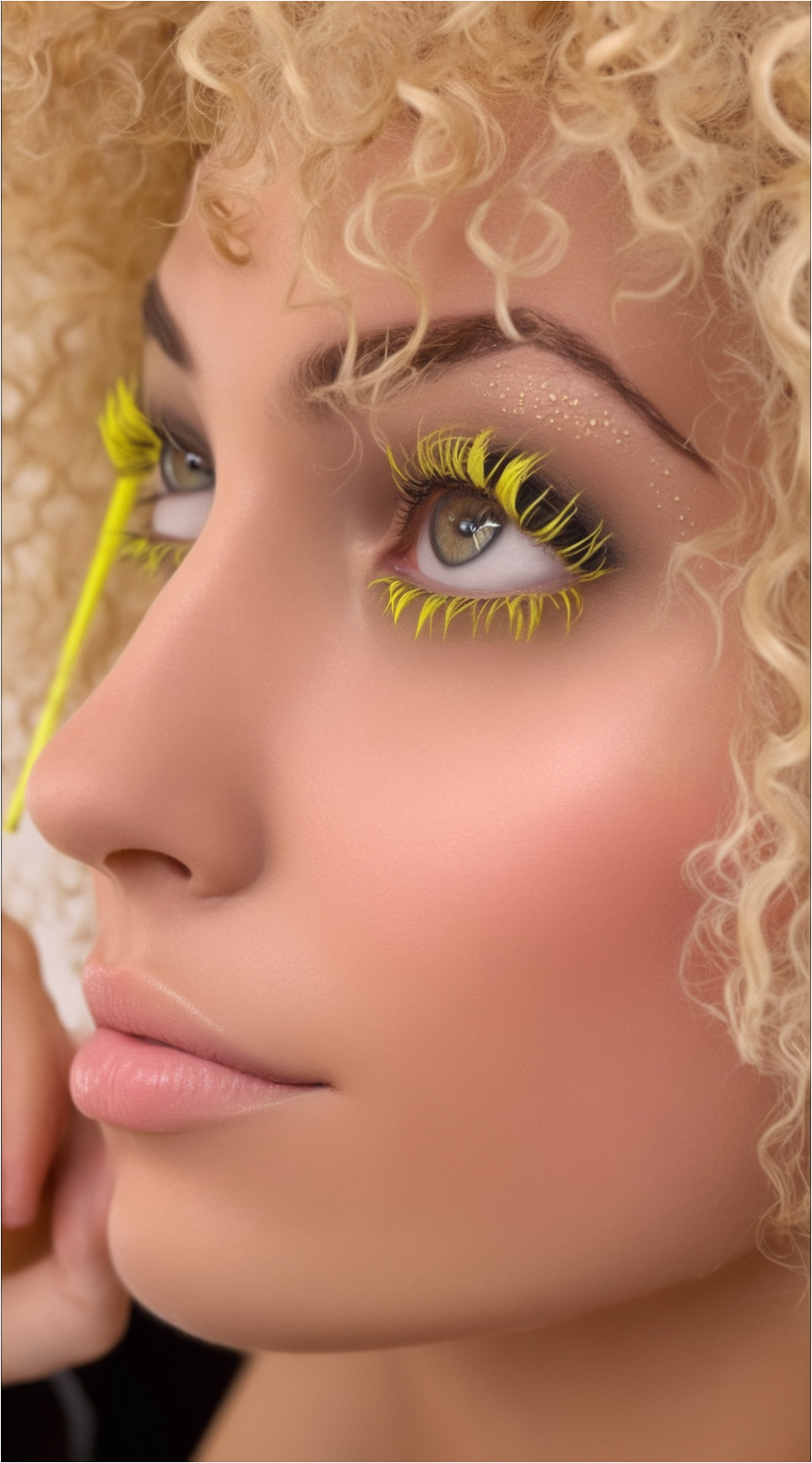 Ashunta Sheriff UV Glow Mascara - Blacklight Reactive Vegan Mascara in 6 Neon Shades