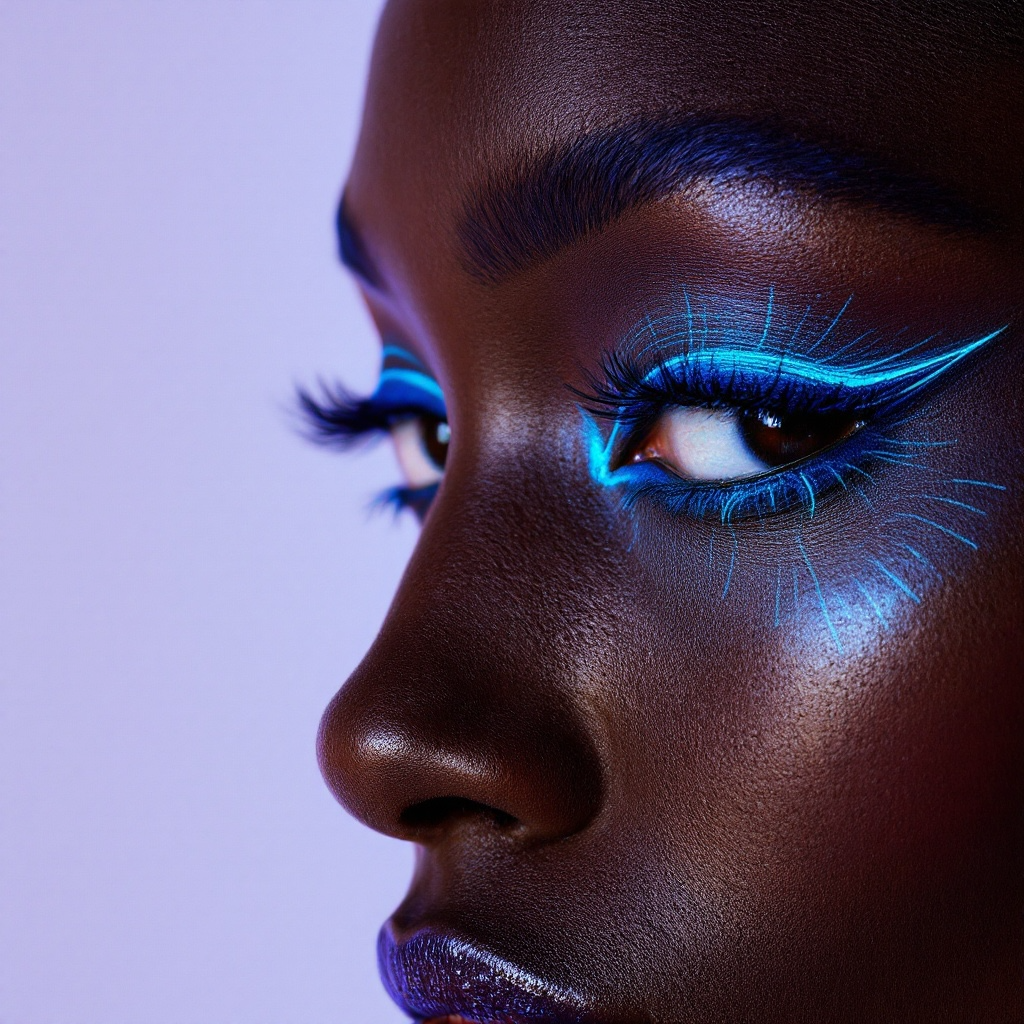 Ashunta Sheriff UV Glow Vegan Eyeliner Pen - Blacklight Reactive in 8 Neon Colors