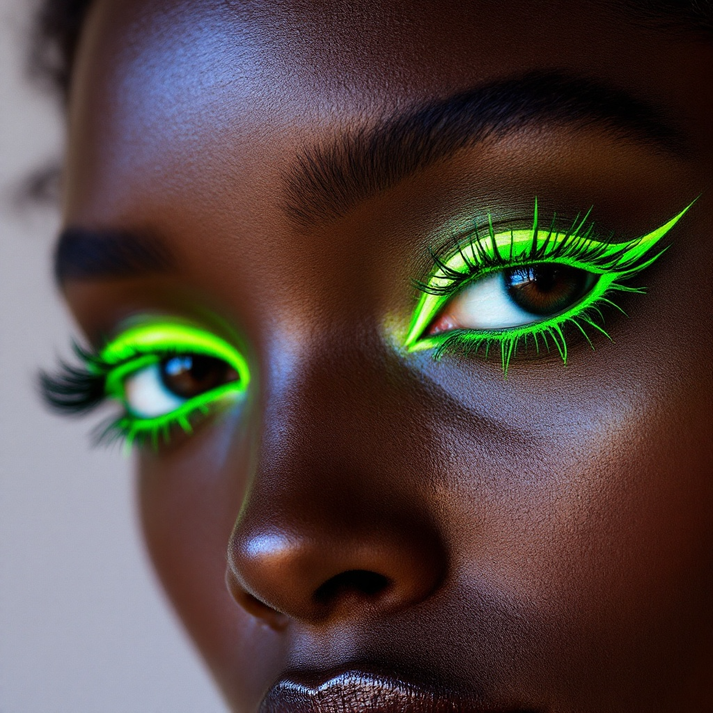 Ashunta Sheriff UV Glow Vegan Eyeliner Pen - Blacklight Reactive in 8 Neon Colors