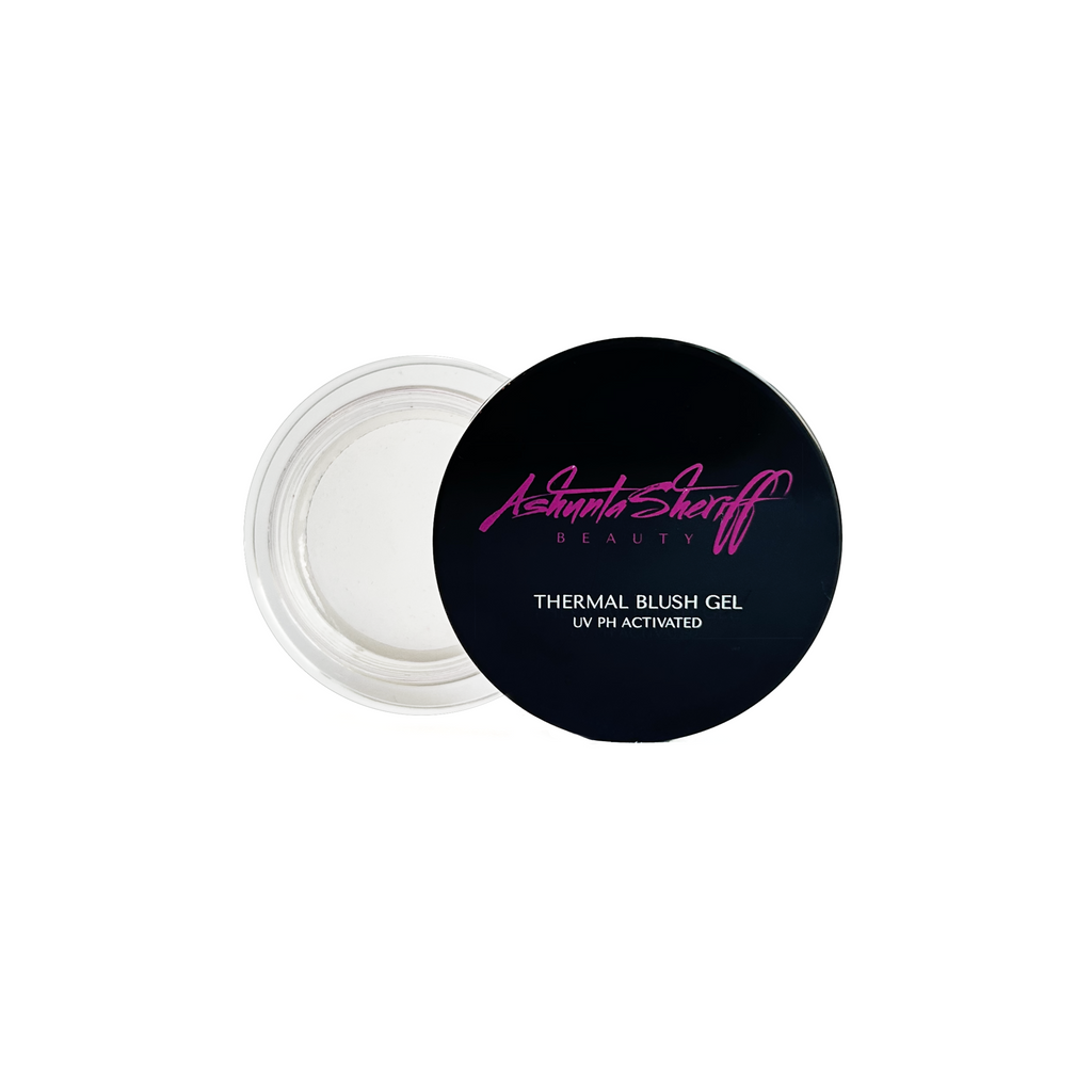 Ashunta Sheriff Clear Gel Blush - Custom Color Thermal Blush, pH-Reactive | Dewy Finish