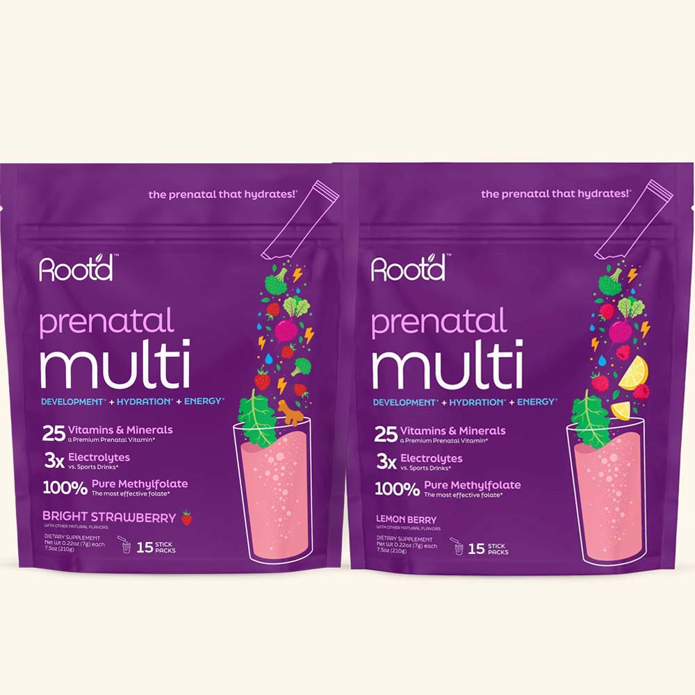 Essential Prenatal Vitamins with Electrolytes - Clinically Studied for Mom & Baby | Root'd