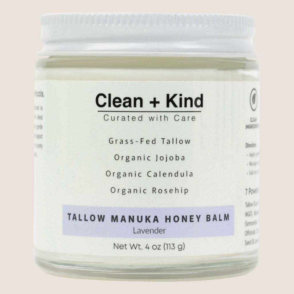 Whipped Tallow Honey Balm - Grass-Fed Tallow & Raw Honey Skin Balm