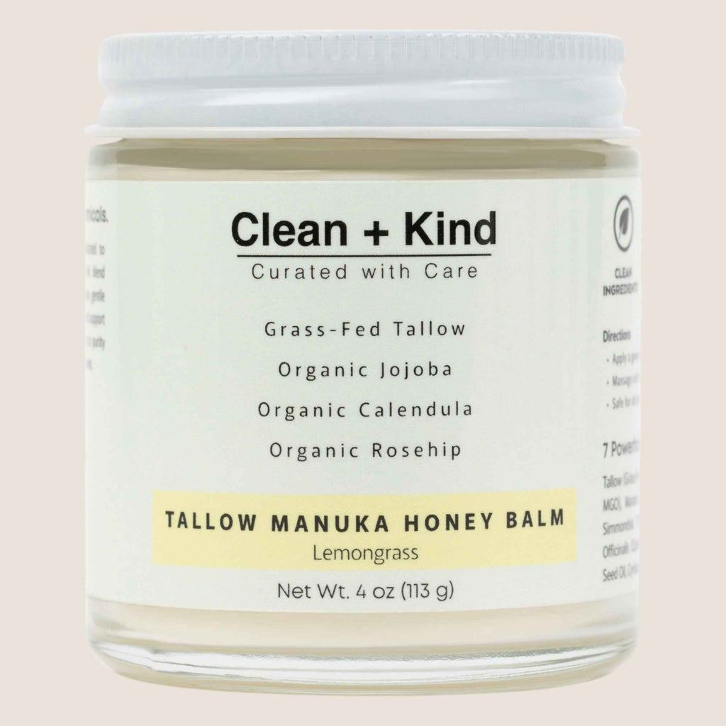 Whipped Tallow Honey Balm - Grass-Fed Tallow & Raw Honey Skin Balm