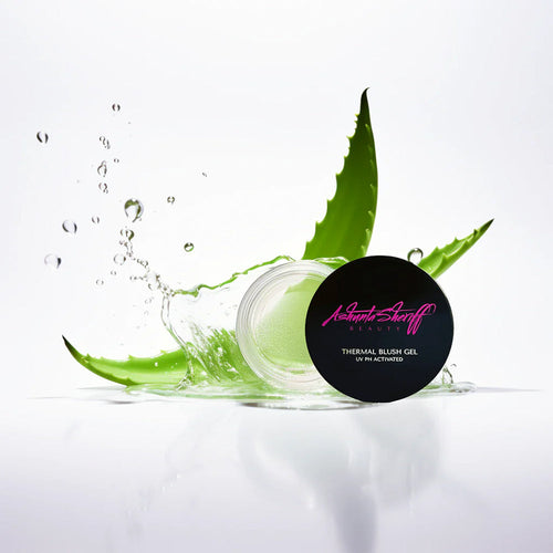 Ashunta Sheriff Clear Gel Blush - Custom Color Thermal Blush, pH-Reactive | Dewy Finish