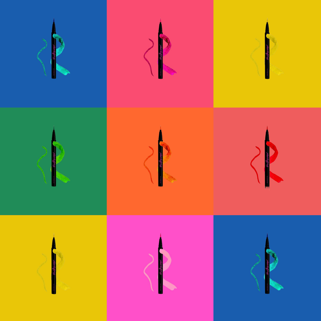 Ashunta Sheriff UV Glow Vegan Eyeliner Pen - Blacklight Reactive in 8 Neon Colors