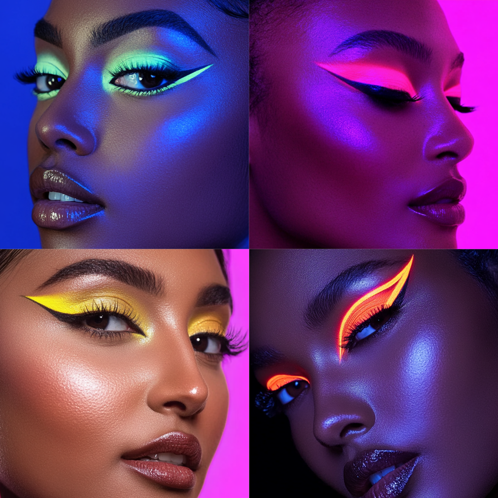 Ashunta Sheriff UV Glow Vegan Eyeliner Pen - Blacklight Reactive in 8 Neon Colors