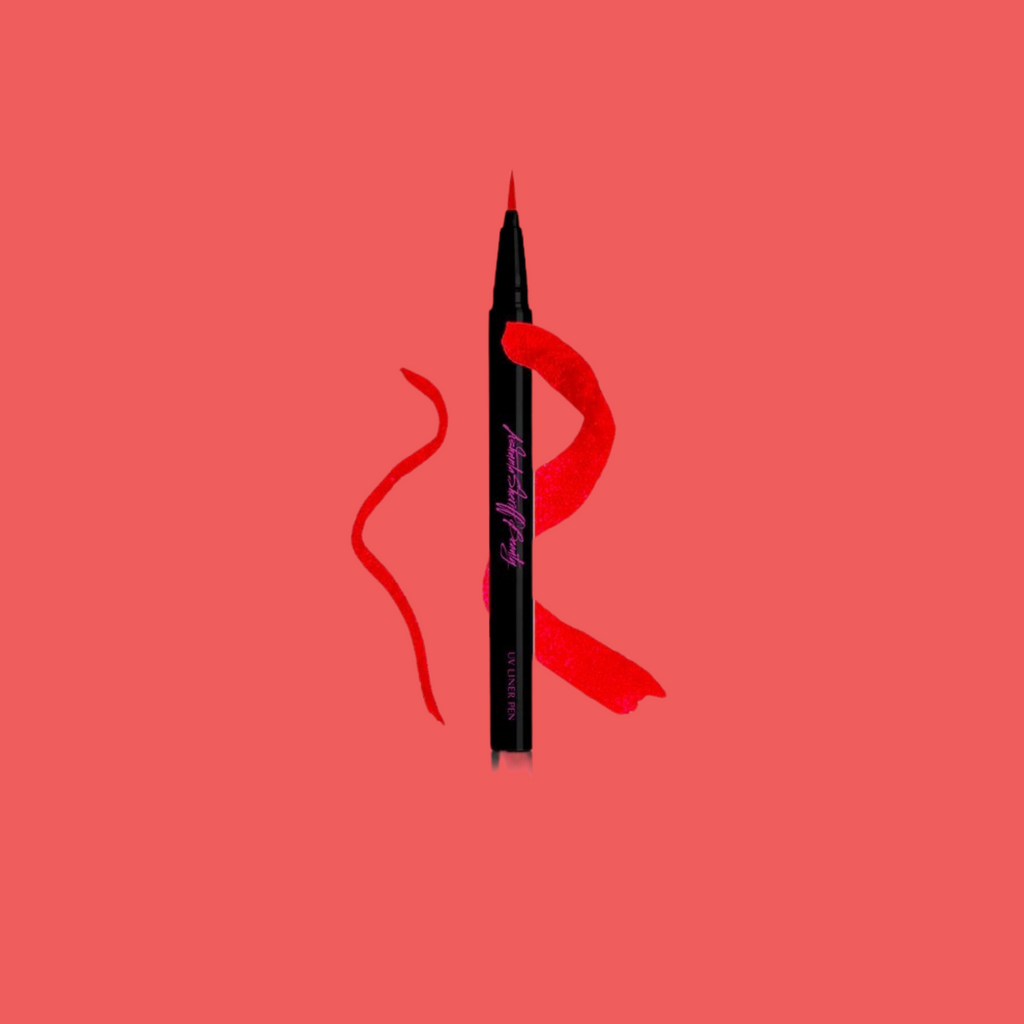 Ashunta Sheriff UV Glow Vegan Eyeliner Pen - Blacklight Reactive in 8 Neon Colors