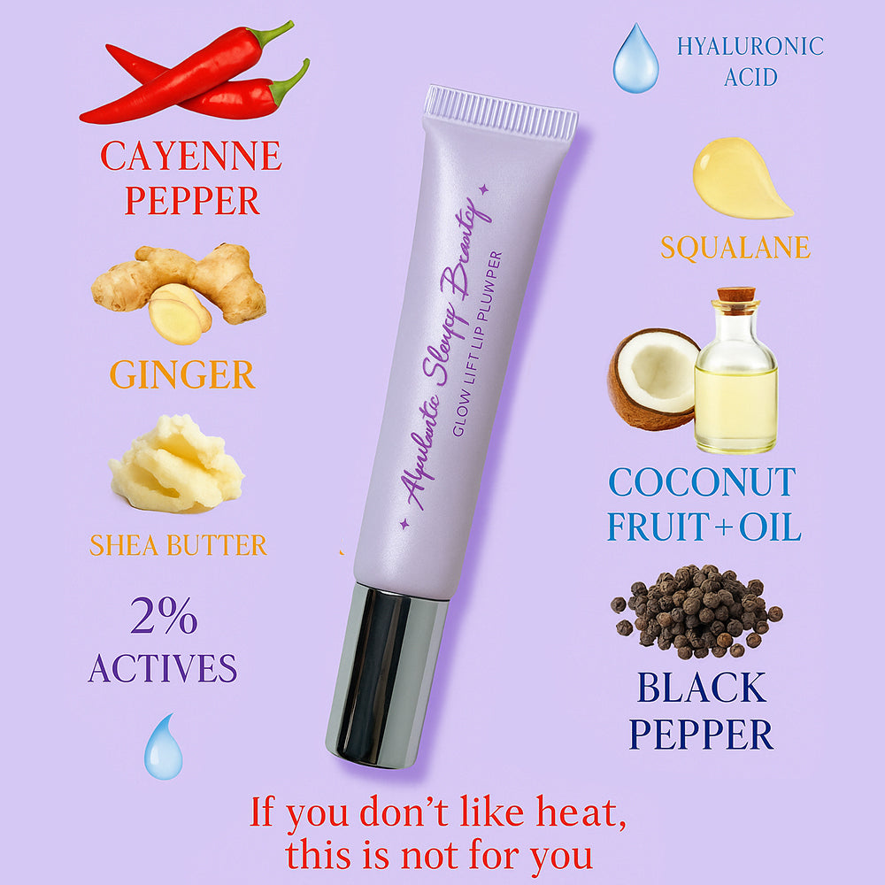 Ashunta Sheriff Lip Plumper with Hyaluronic Acid - Natural Volume & Shine | $18