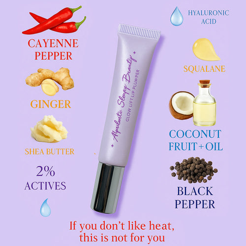 Ashunta Sheriff Lip Plumper with Hyaluronic Acid - Natural Volume & Shine | $18