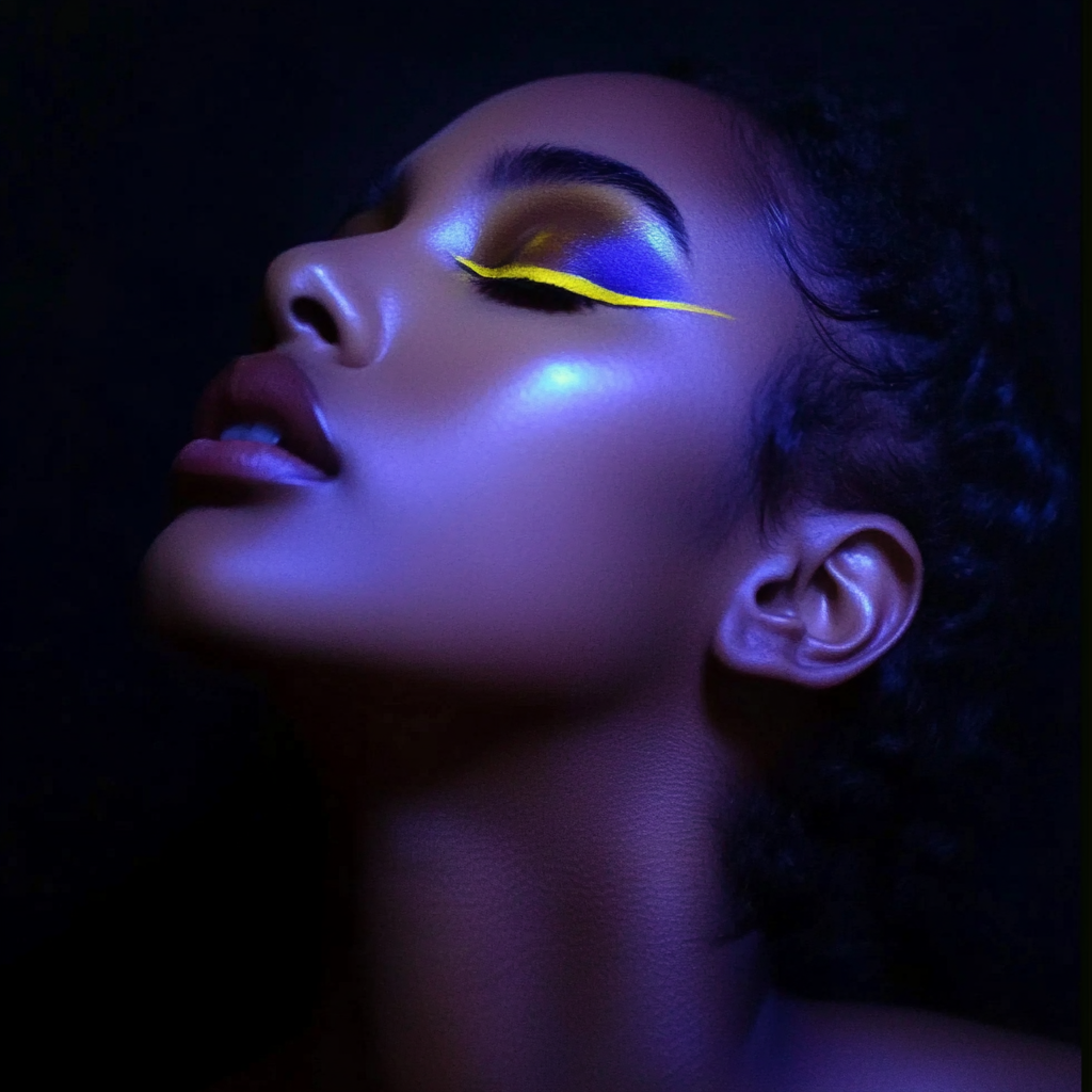 Ashunta Sheriff UV Glow Vegan Eyeliner Pen - Blacklight Reactive in 8 Neon Colors